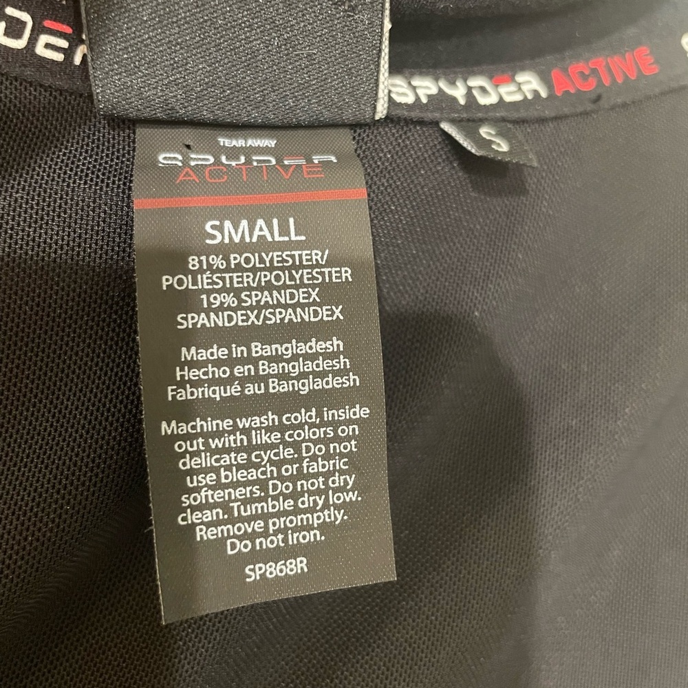 Spyder Active Black Softshell Zip Jacket Women’s … - image 9